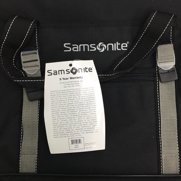 Samsonite Bags Nwt Samsonite Black And Gray Club Duffel Bag Poshmark